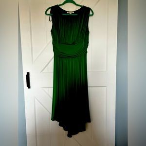 Green Hi-Low midi dress size 14